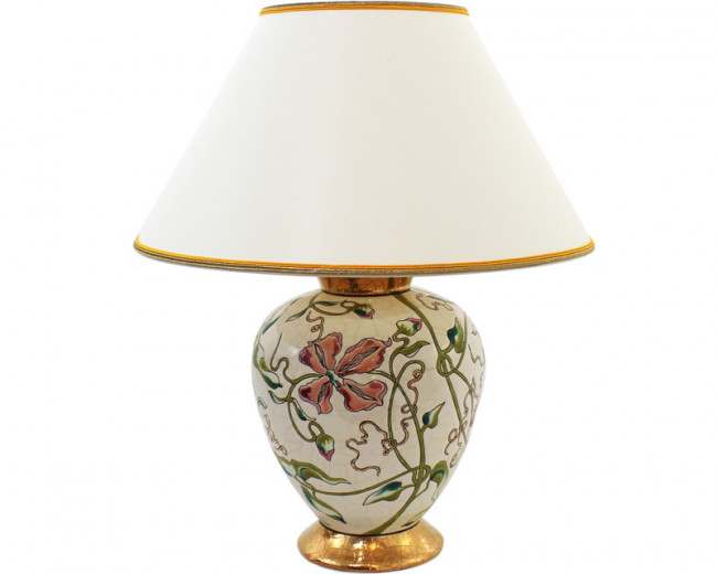 Tribute to Emile Gallé - Cyclade PM Lamp - Ivory