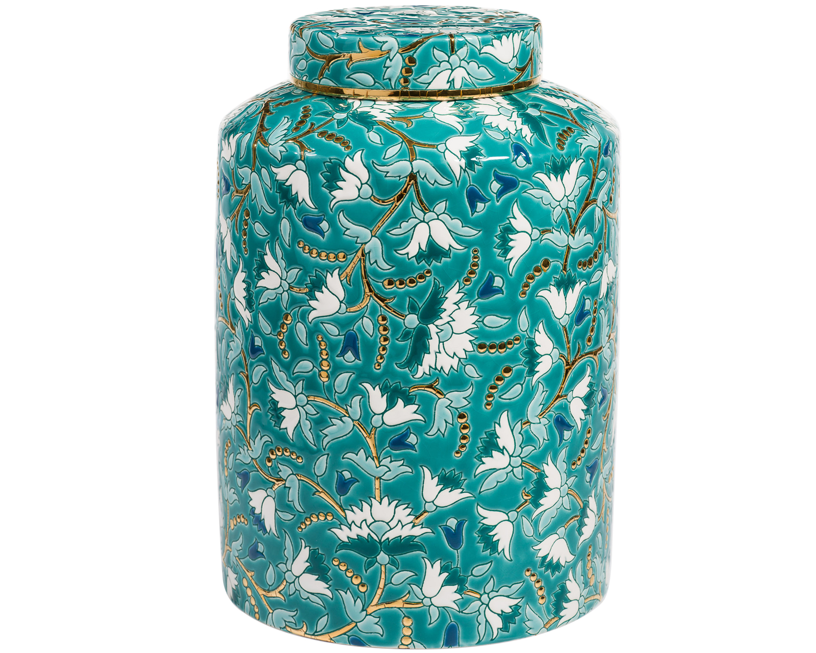 Green Tea Pot D5685 Heritage Manufacture des Emaux de Longwy 1798