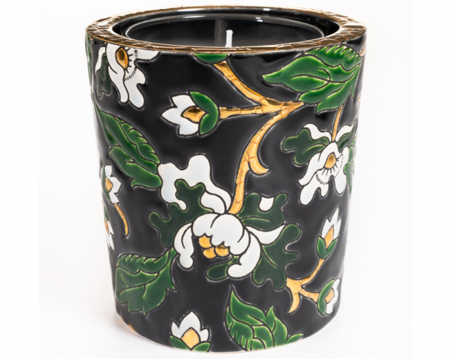 Heritage - Black Candle Pot D5675