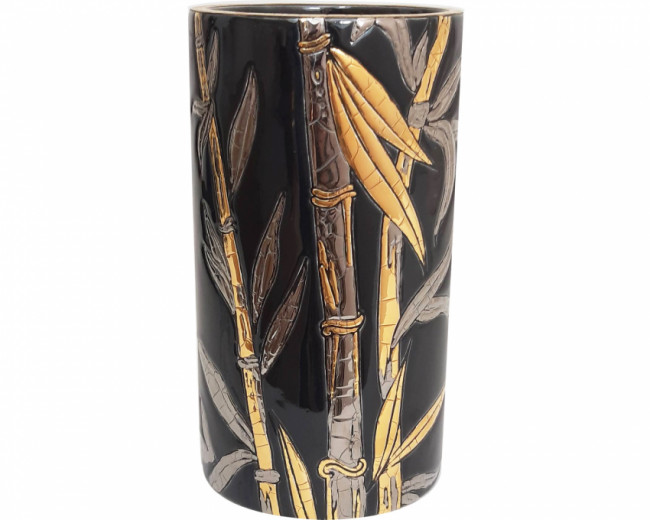 Black Bamboo - Cornet Vase H 17 cm