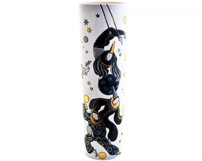 Acrobats Recolore - Vase Colonne PM